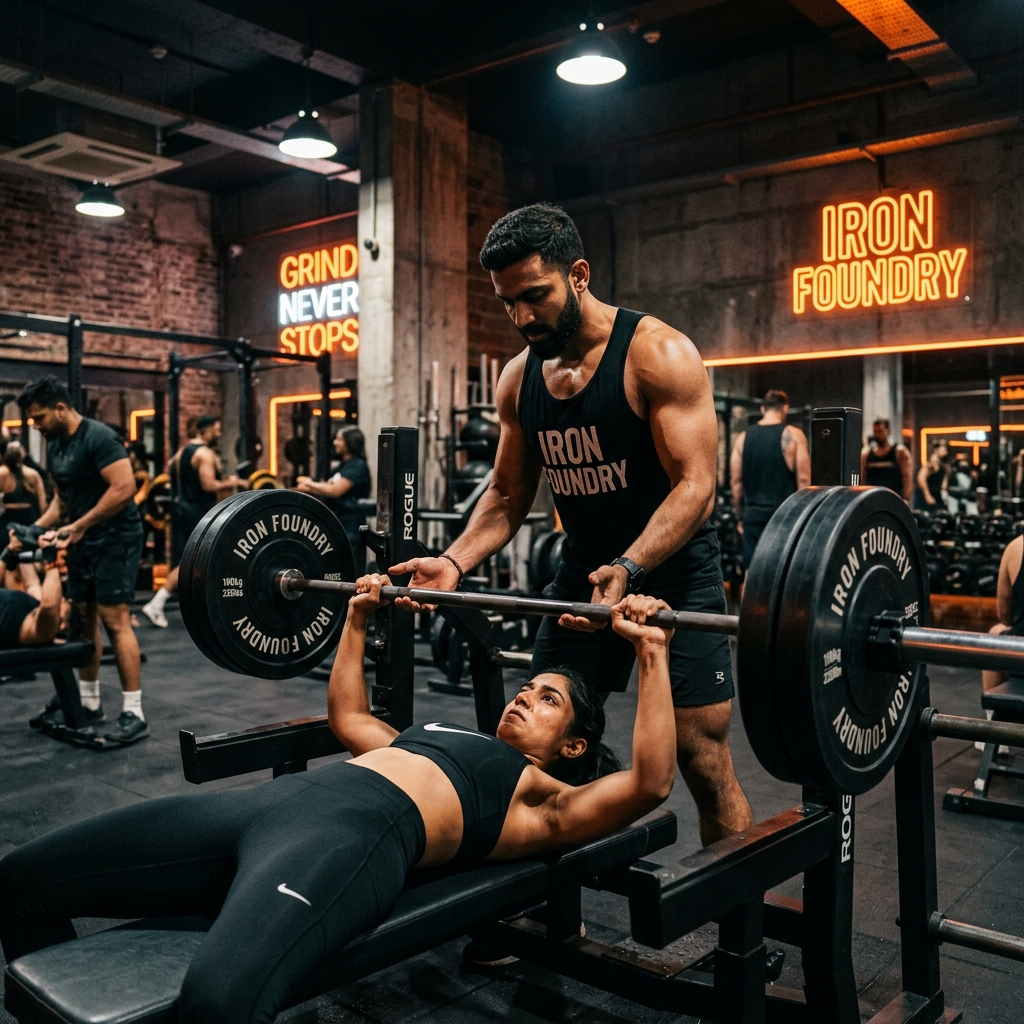 Personal training session focusing on form