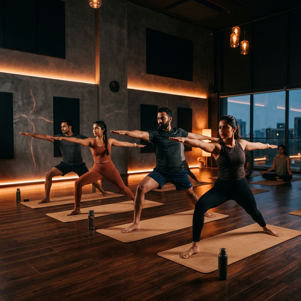 Yoga studio and recovery space